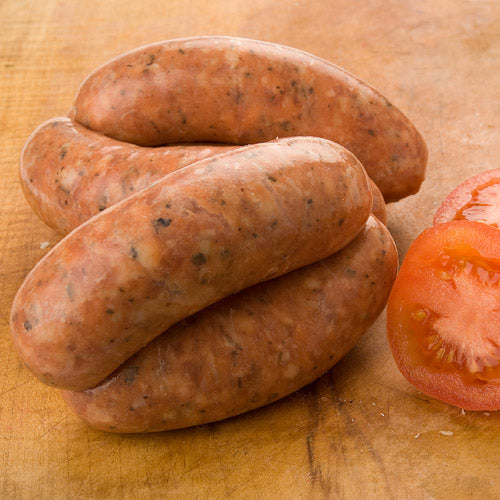 2 X 6 Pork And Tomato Sausages Boston Sausage 